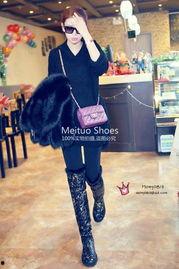 明星网红雪地靴,明星网红倾情演绎雪地靴魅力